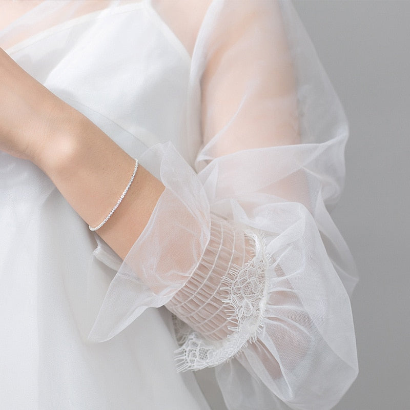 Pulseira em Prata 925 Corrente Texturizada Clássica